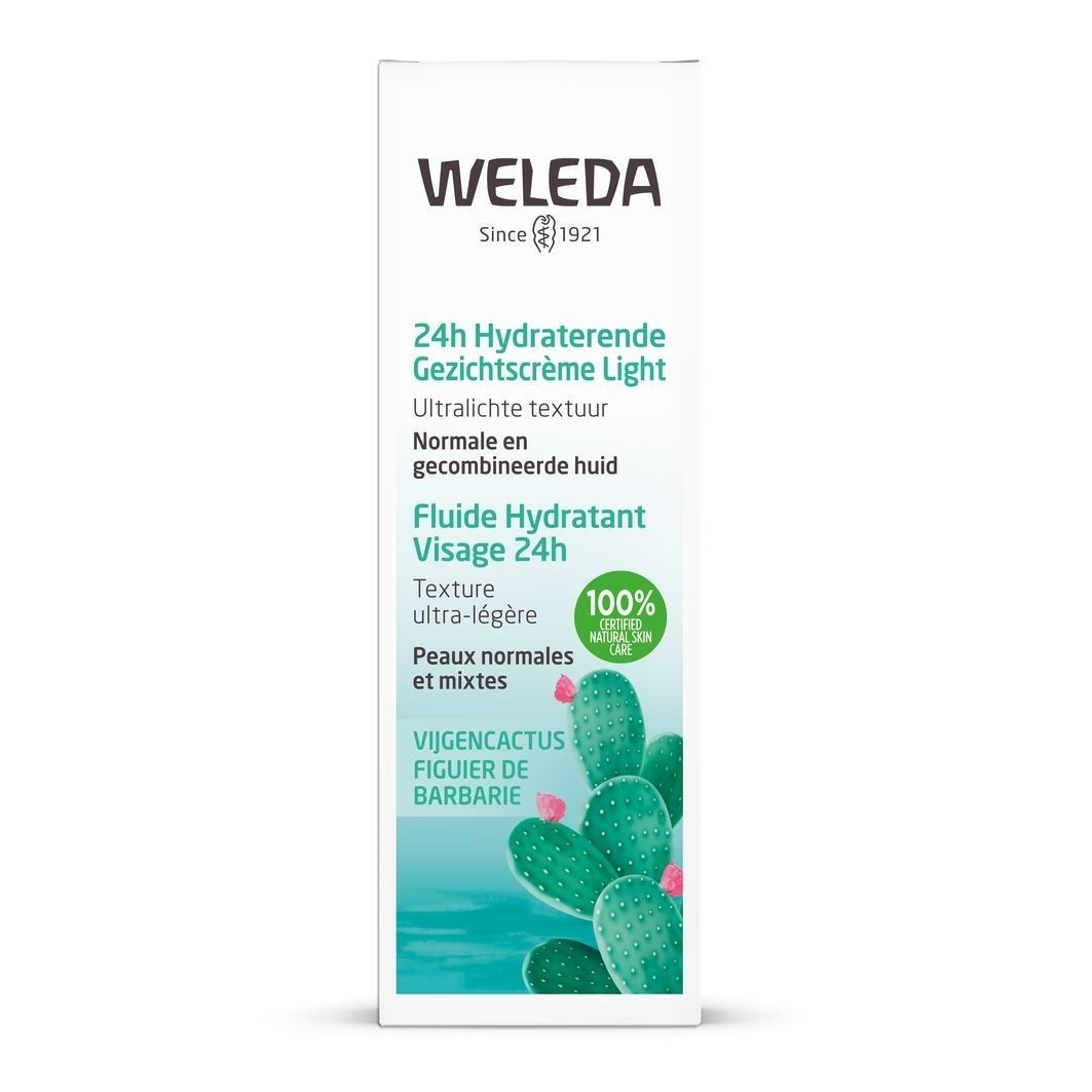 Weleda 24h hydratačný krém na tvár s figovníkovým kaktusom - ľahký - 30 ml
