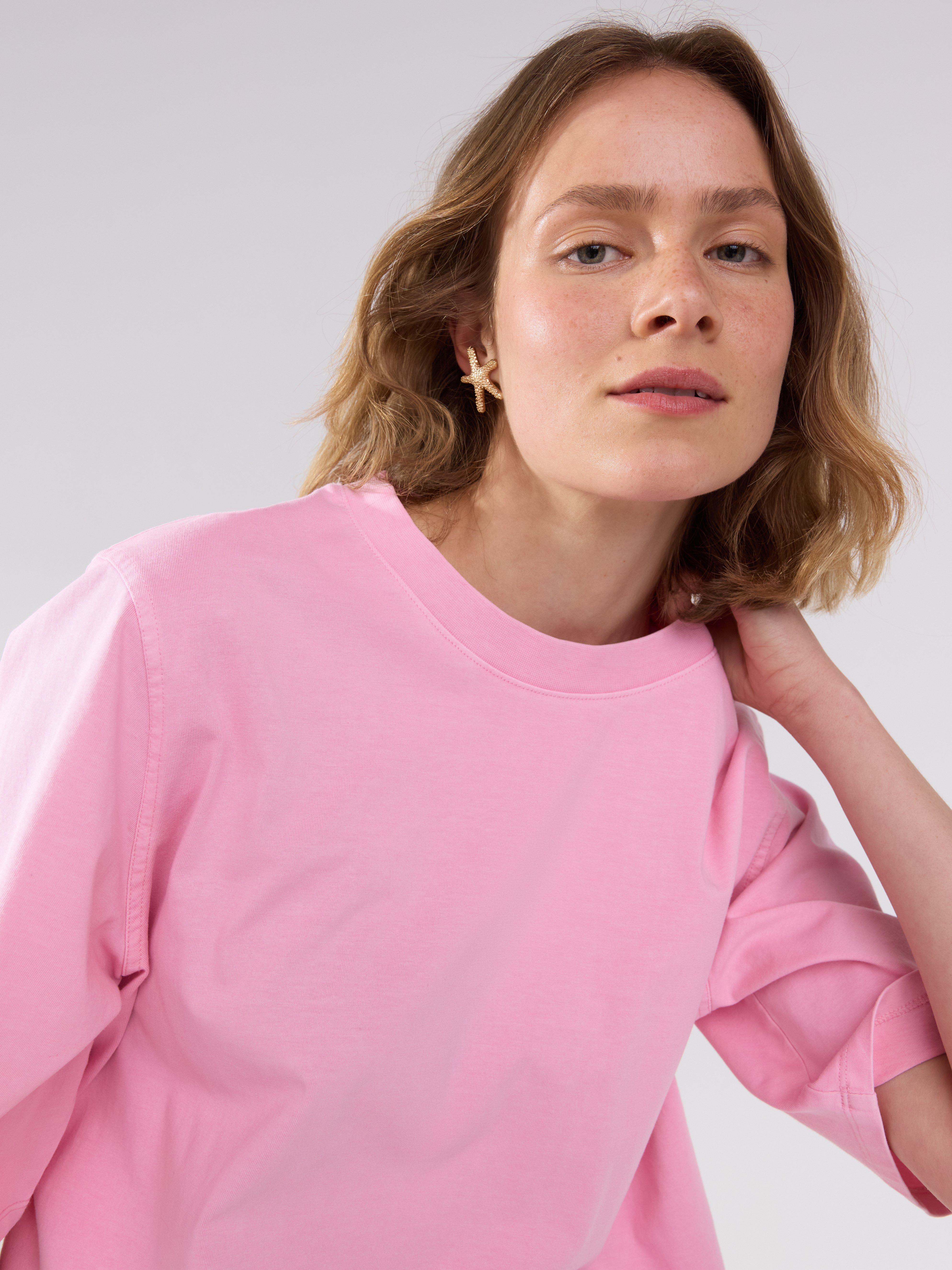 Predimenzionirana majica Dusty Pink