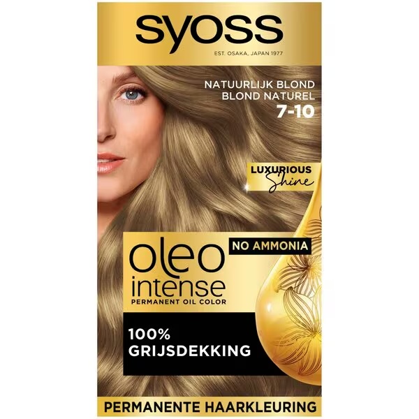 Syoss Oleo Intense farba na vlasy 7-10 Prírodná blond