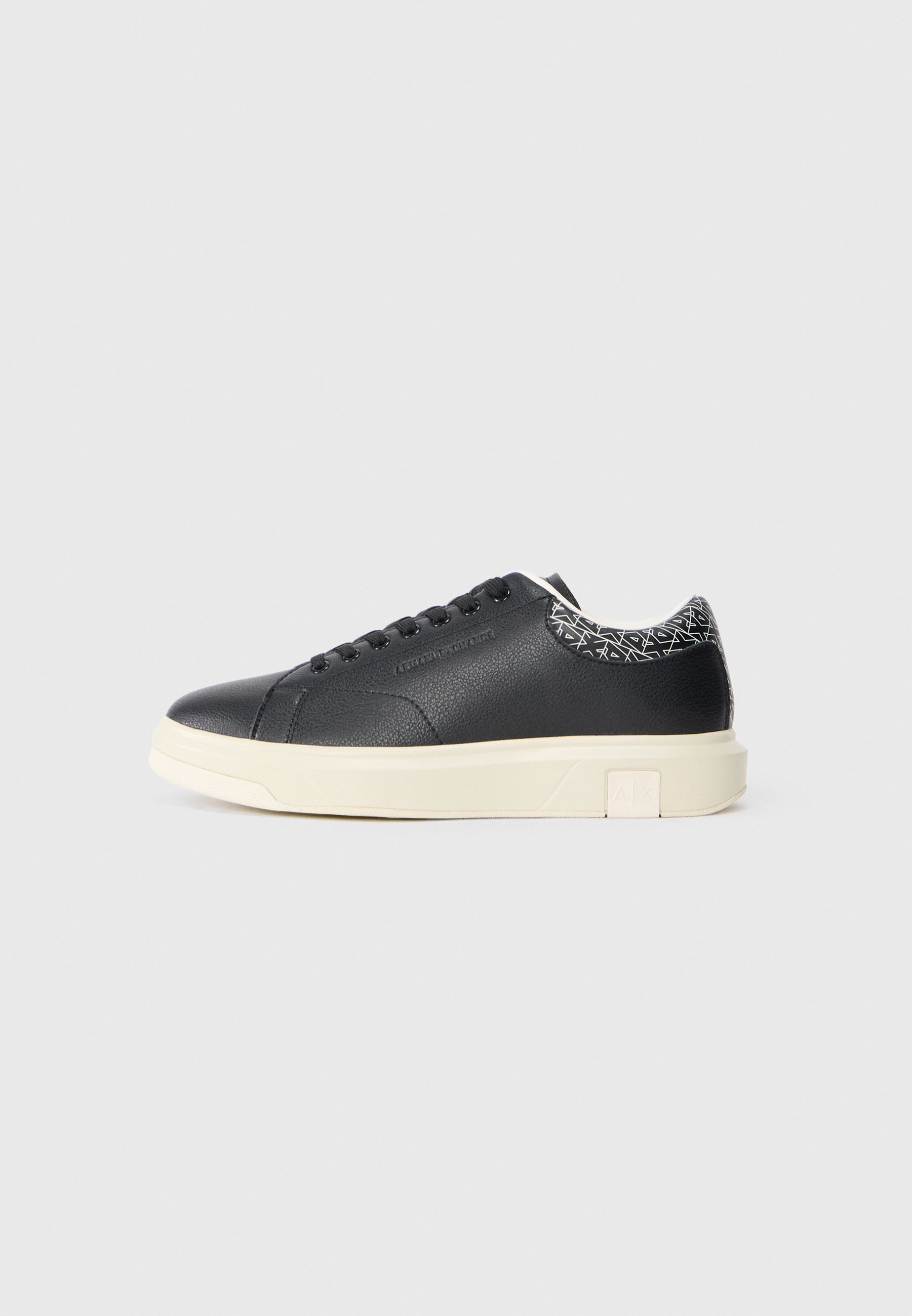 Armani Exchange VENICE - Baskets - noir/blanc cassé