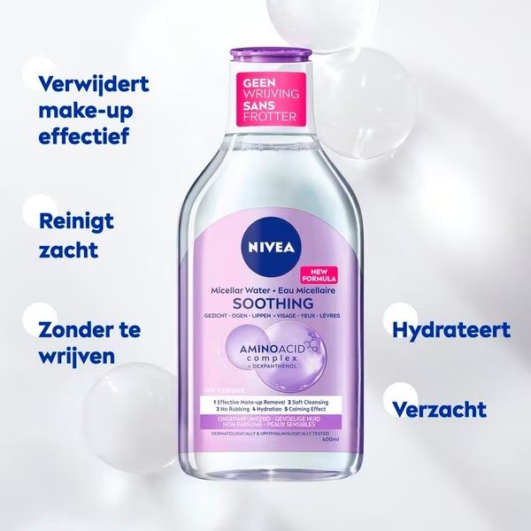 NIVEA pomirjujoča micelarna voda<br>400 ml - Občutljiva koža