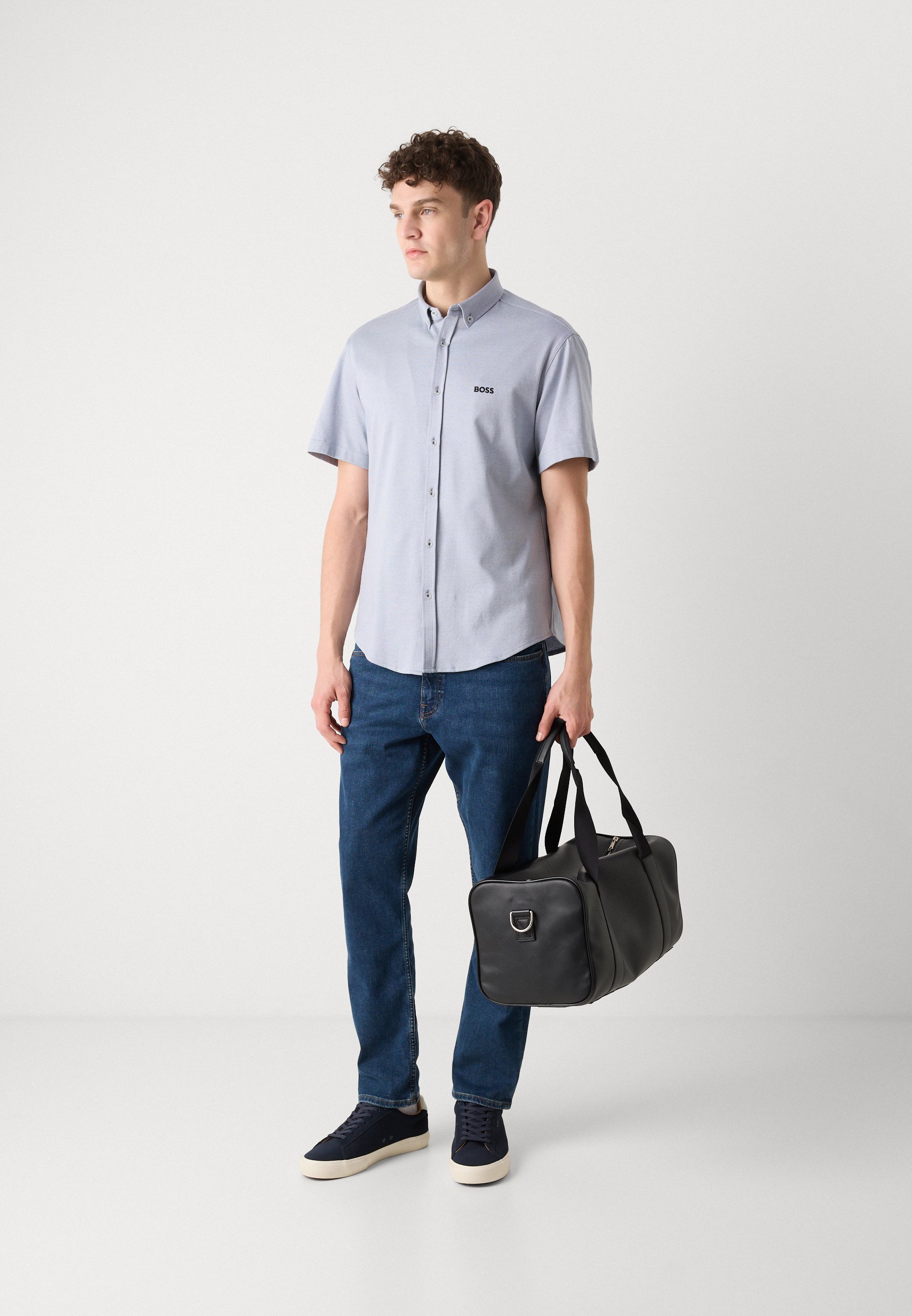 BOSS MOTION - Shirt - donkergrijs
