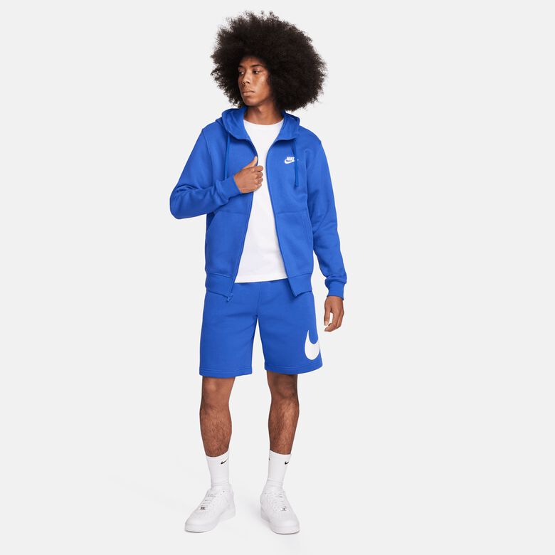 Felpa con cappuccio Sportswear Club con zip intera BB
