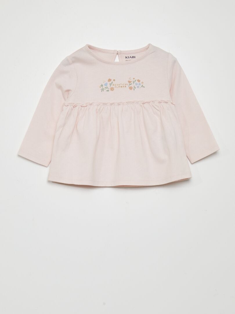 Set van 2 T-shirt en legging - ROZE