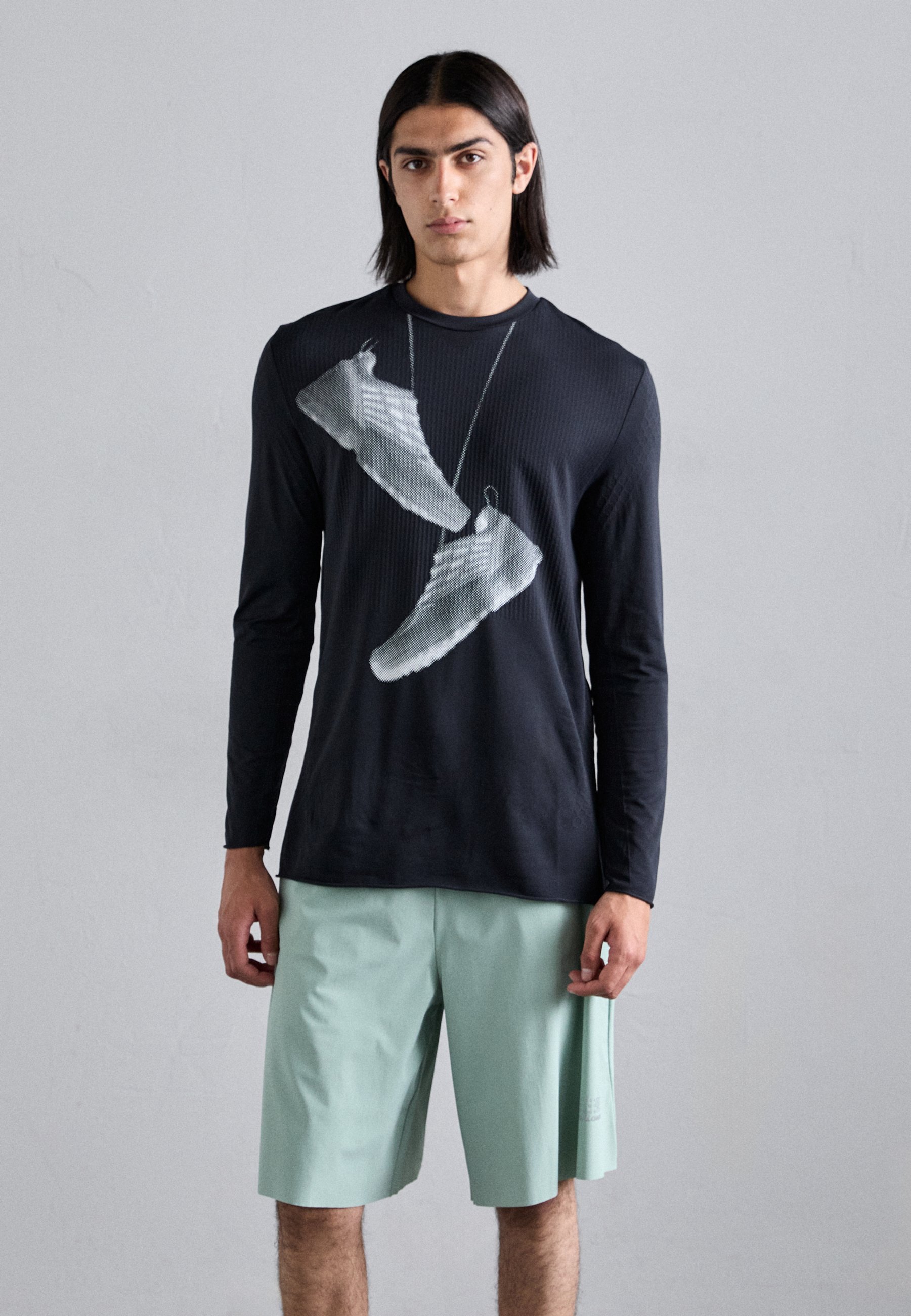 MM6 Maison Margiela MM6 MAISON MARGIELA X SALOMON - Blusa de manga comprida - preto profundo