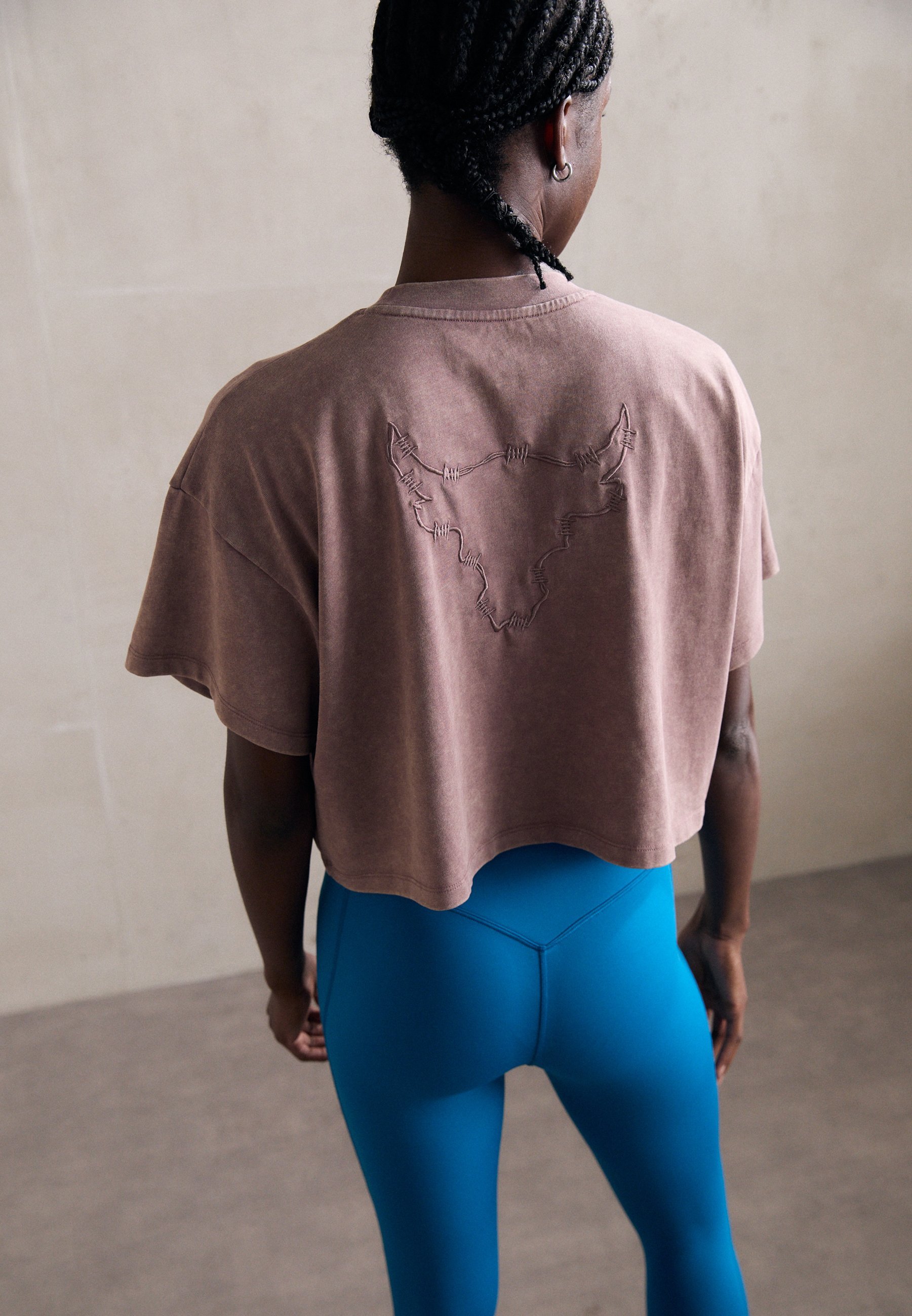 Under Armour STATEMENT GRAPHIC - Nyomott mintás póló - bordó köd