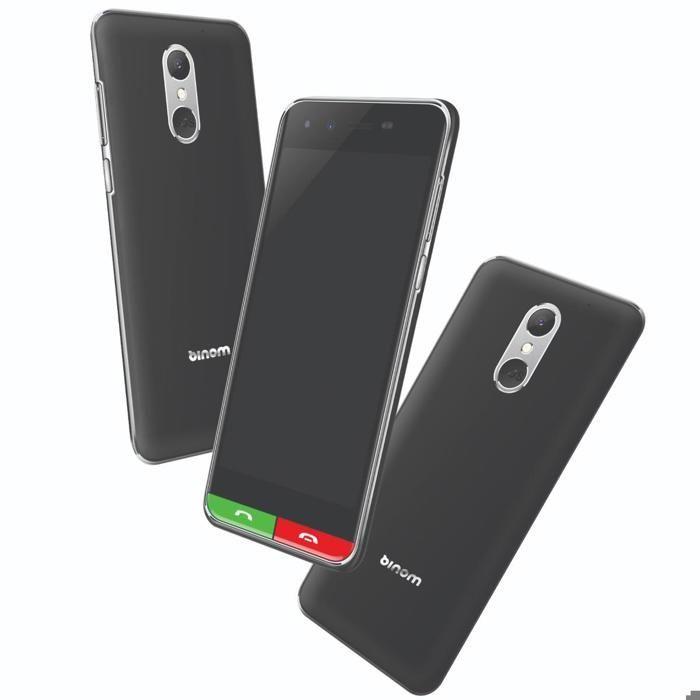 Smartphone pour sénior 4G SX1 - Noir - Binom