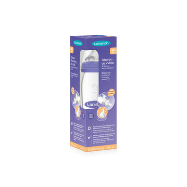 Lansinoh Biberão Vidro Tetina Naturalwave      240 ml 240 ml