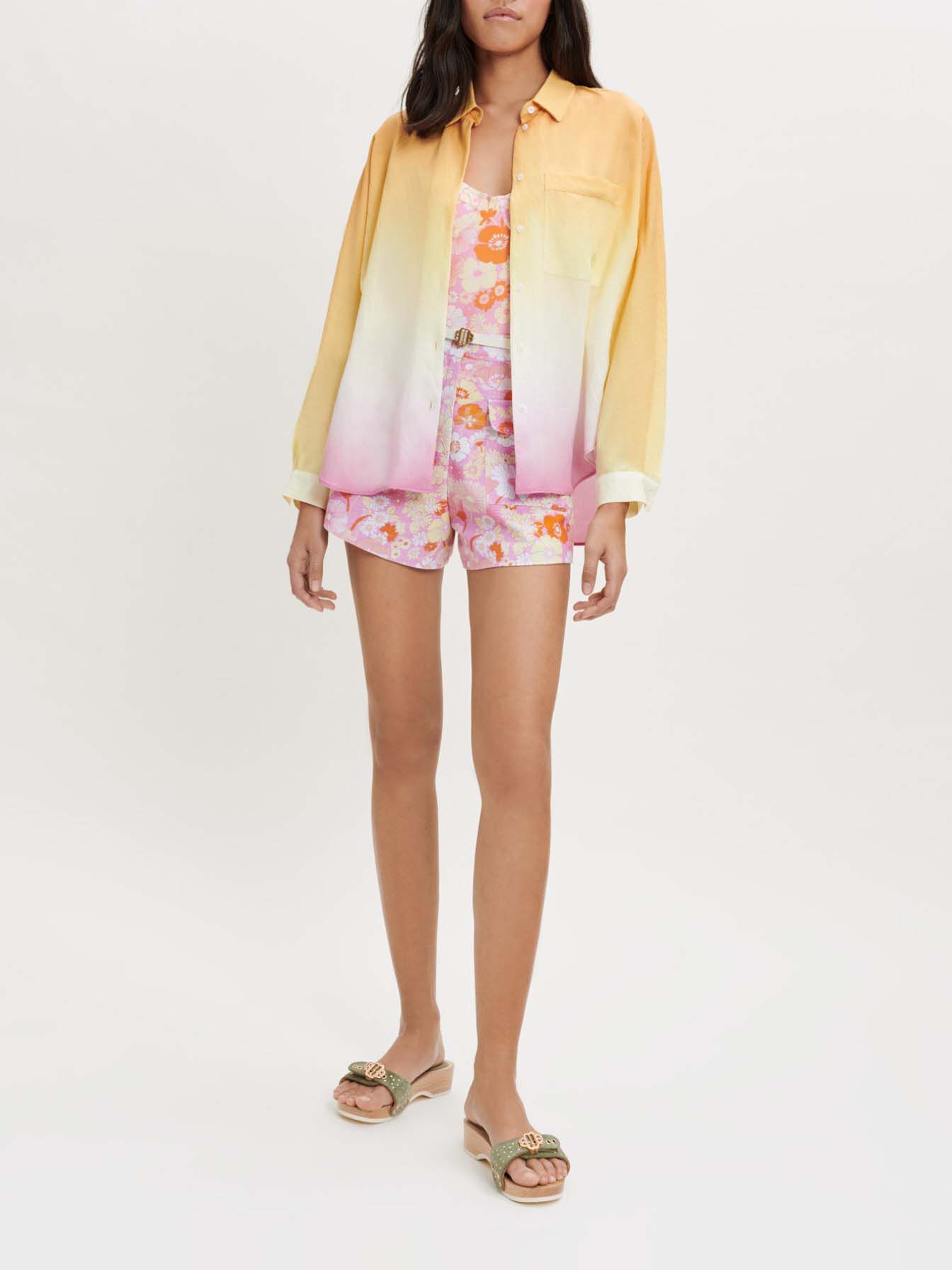 Tie-dye shirt - Geel
