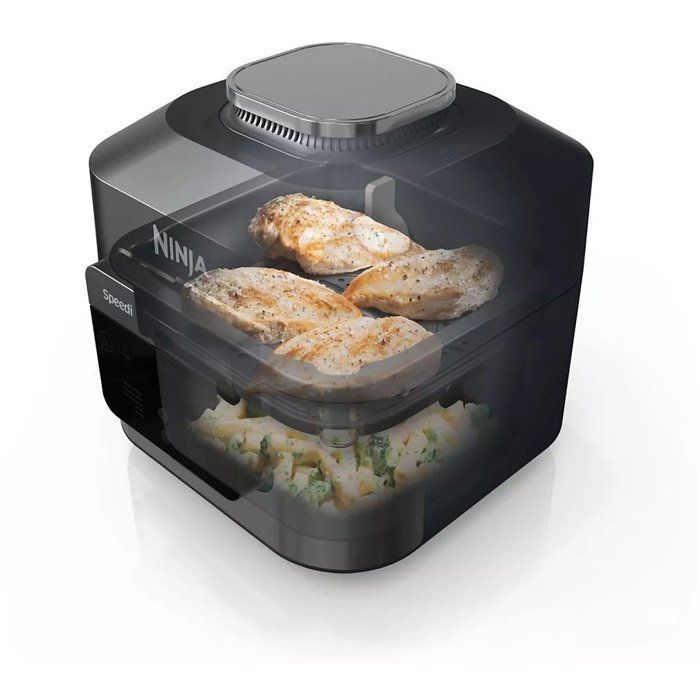NINJA Multikocher – Speedi Schnellkocher ON500EU – 5,7 l Fassungsvermögen – Silber/Schwarz – 1760 W