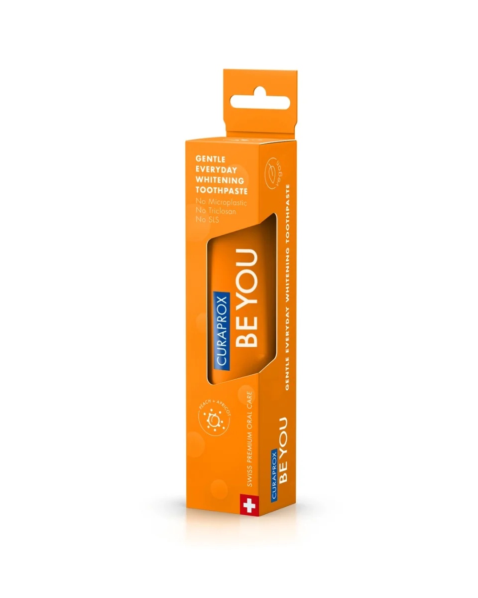 Pasta de dientes Curaprox Curaprox Be You Pure Happi 60 ml Melocotón y Albaricoque