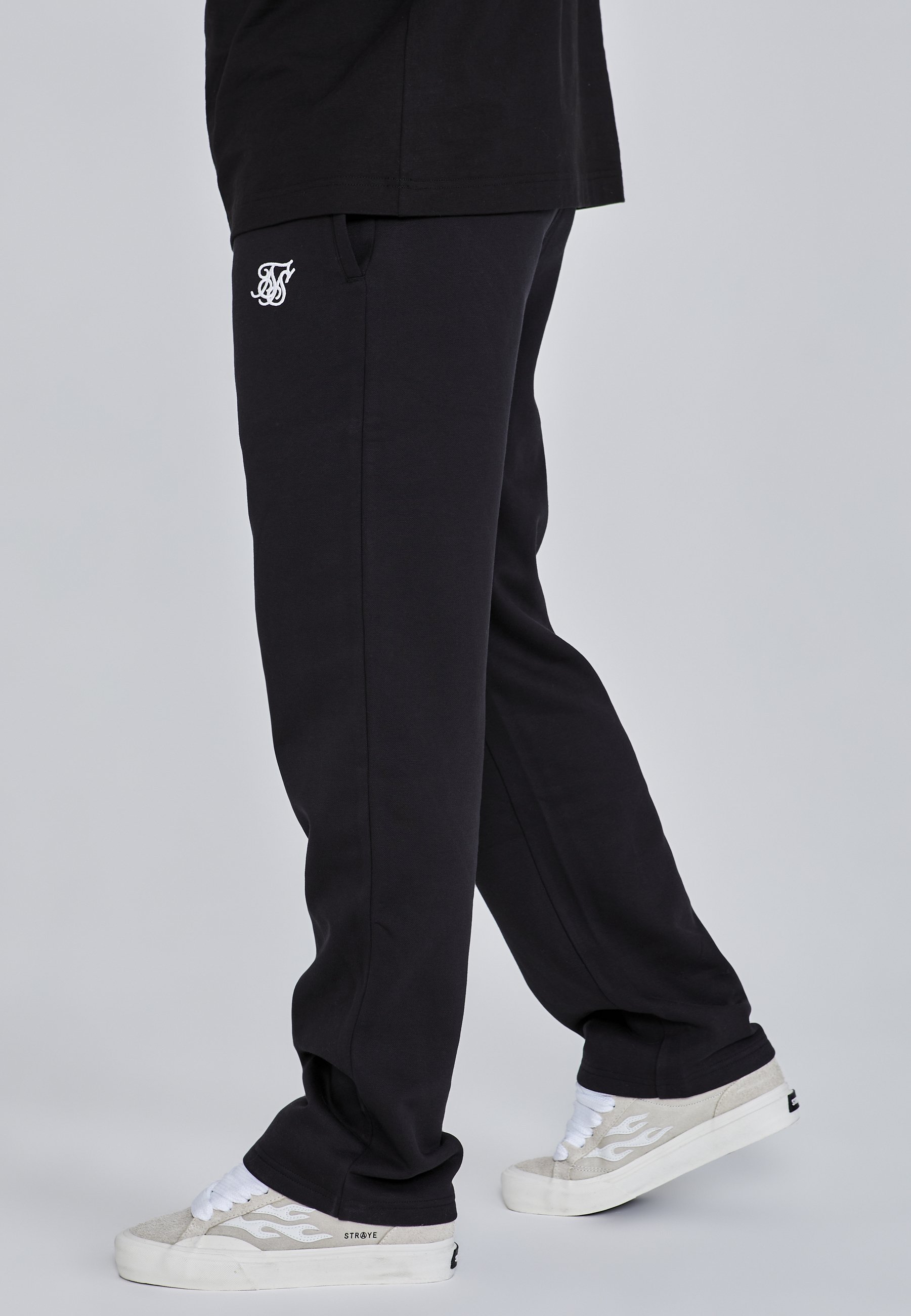 Calças de fato de treino SIKSILK - pretas