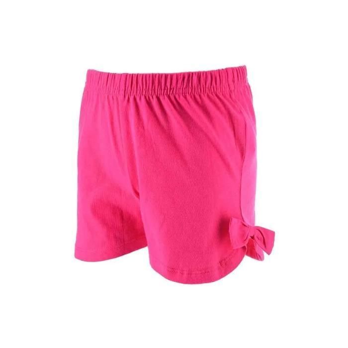 Pigiama corto da bambina in cotone 