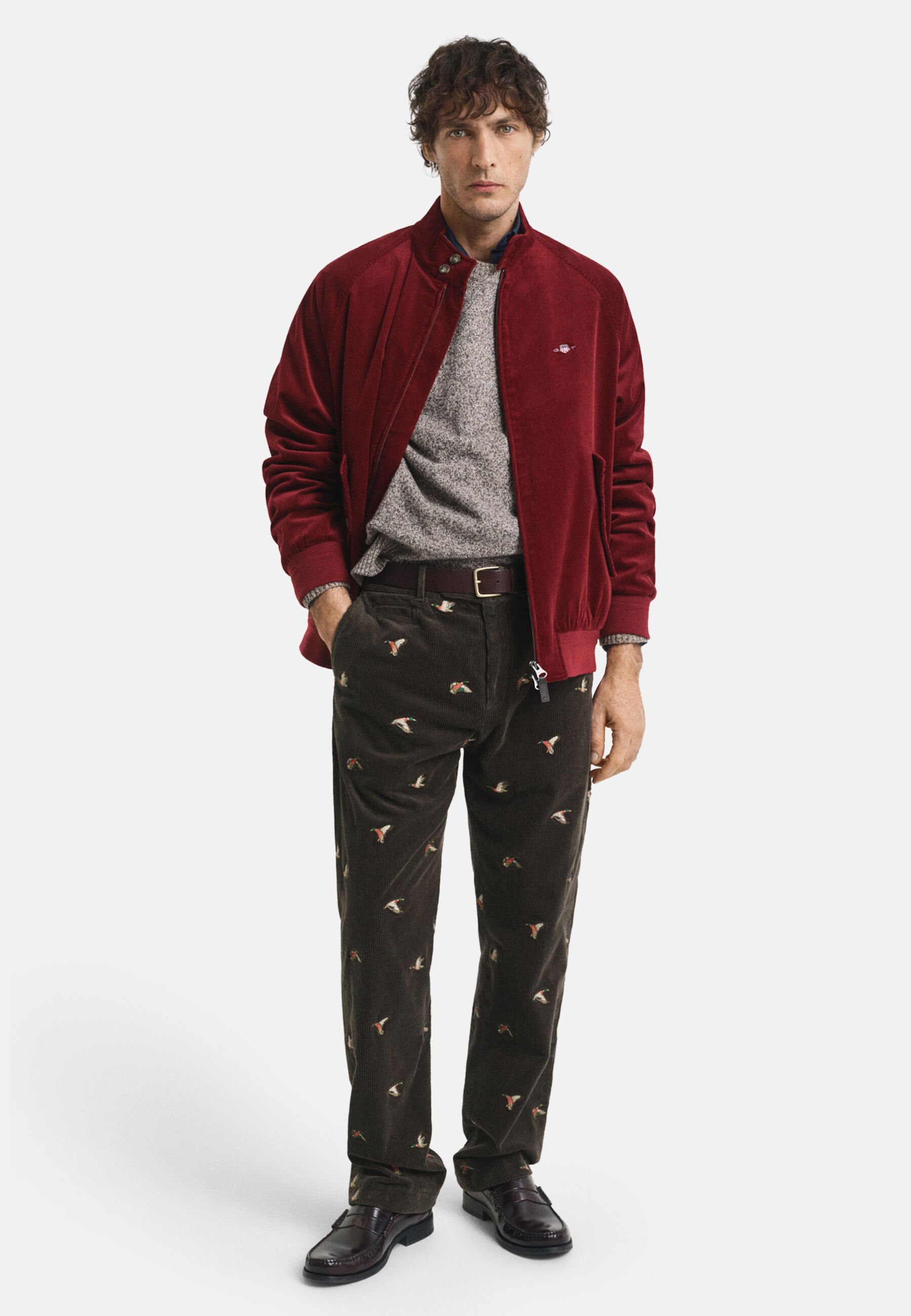 GANT HARRINGTON - Bomber dzseki - piros