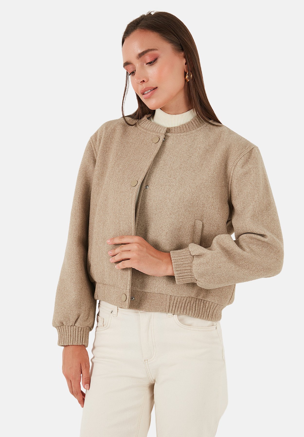 LELA LOOSE FIT - Bomber bunda - black