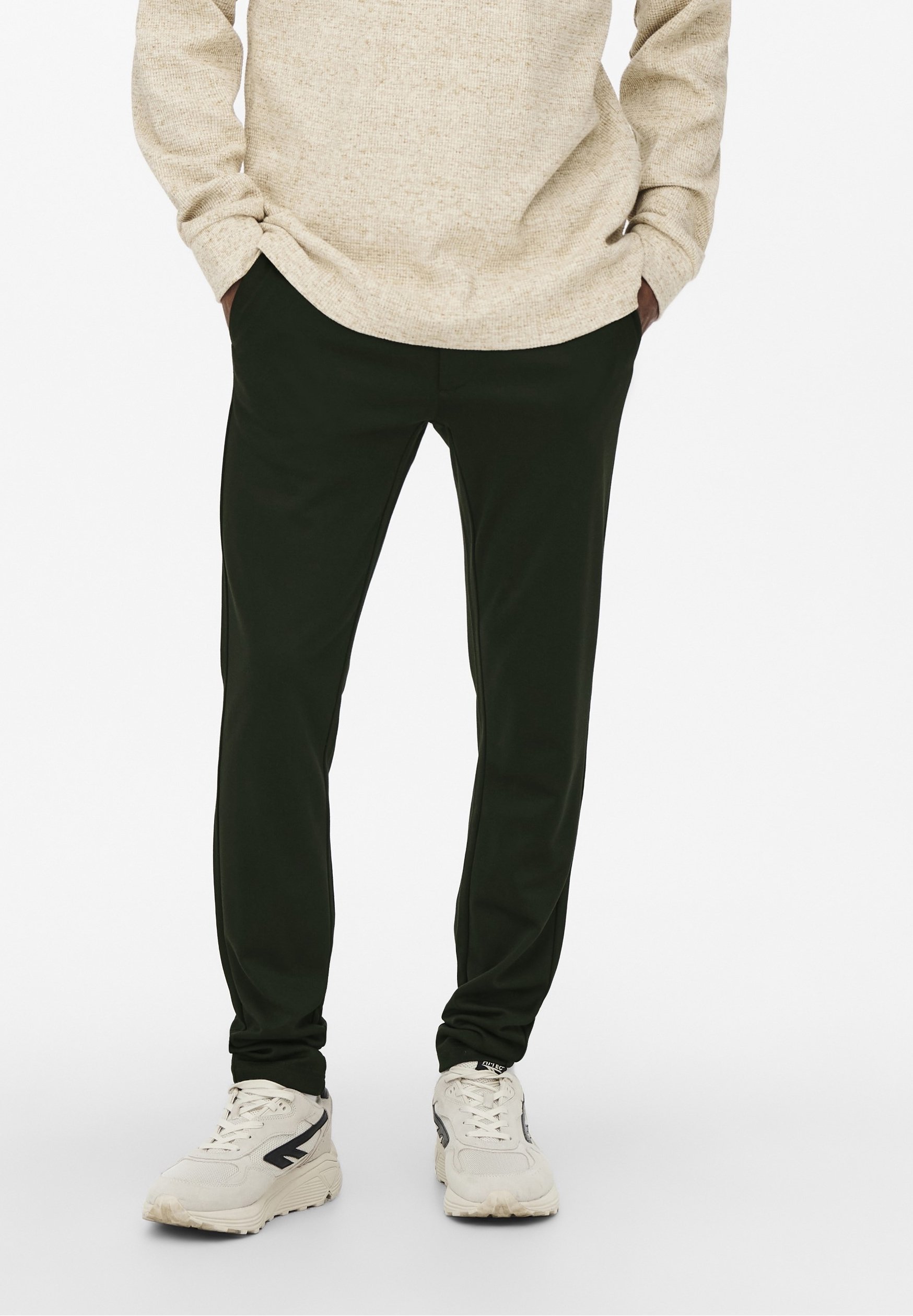 Only & Sons Chino's - donkergroen