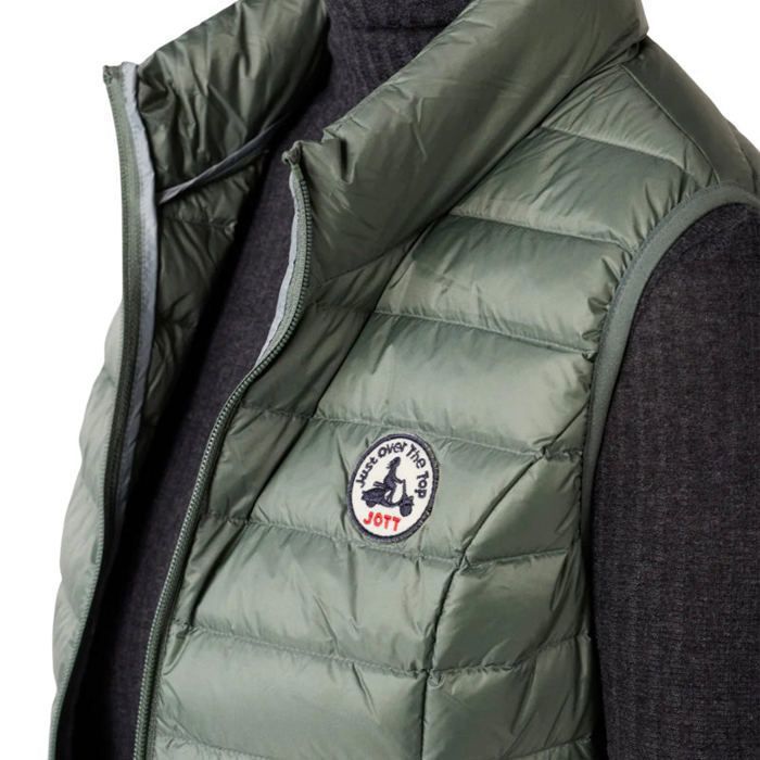 Jaqueta puffer sem mangas feminina Jott SEDA BASIC