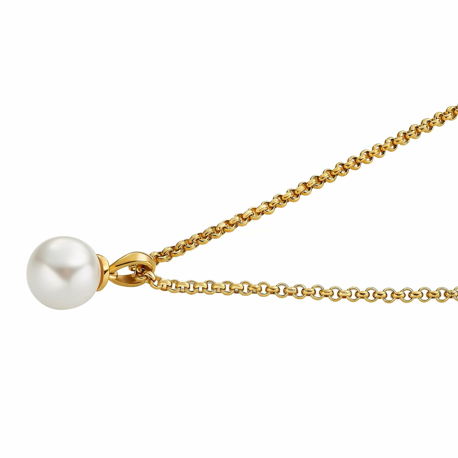 Heideman Collier de perles couleur or