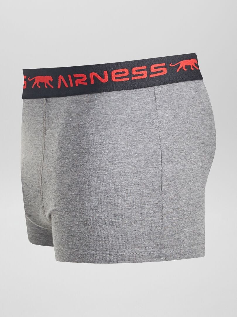 Conjunto de 3 calzoncillos bóxer 'Airness' - ROJO
