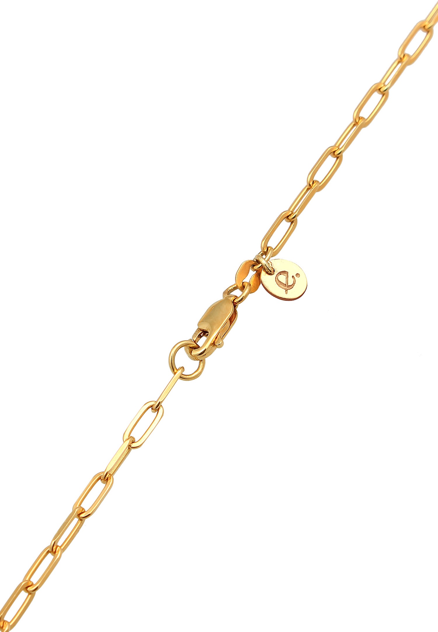 Elli PREMIUM Femmes Goutte pendentif aspect chaîne avec quartz en argent sterling 925 rhodié