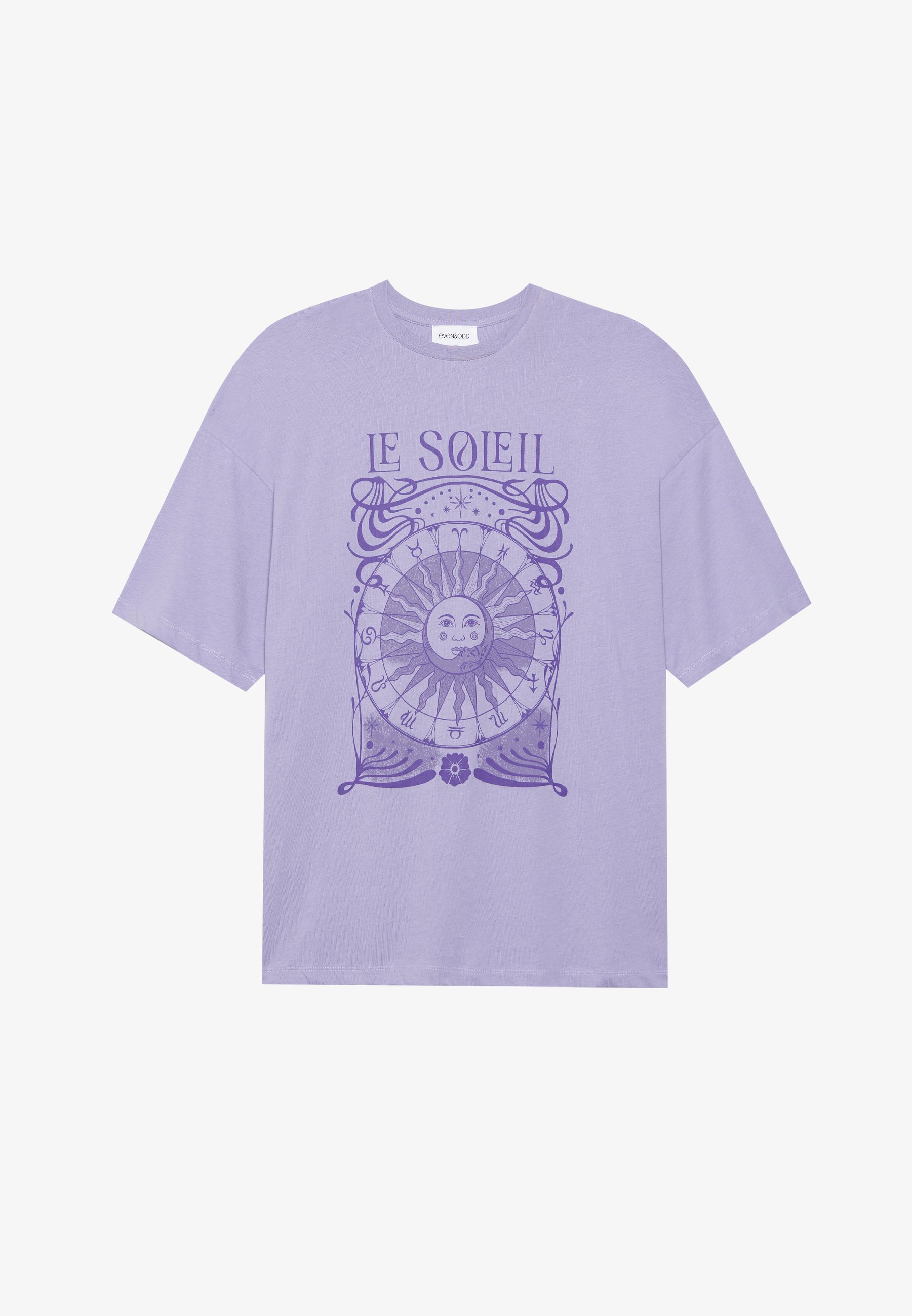 Even&Odd Print T-shirt - schemerpaars