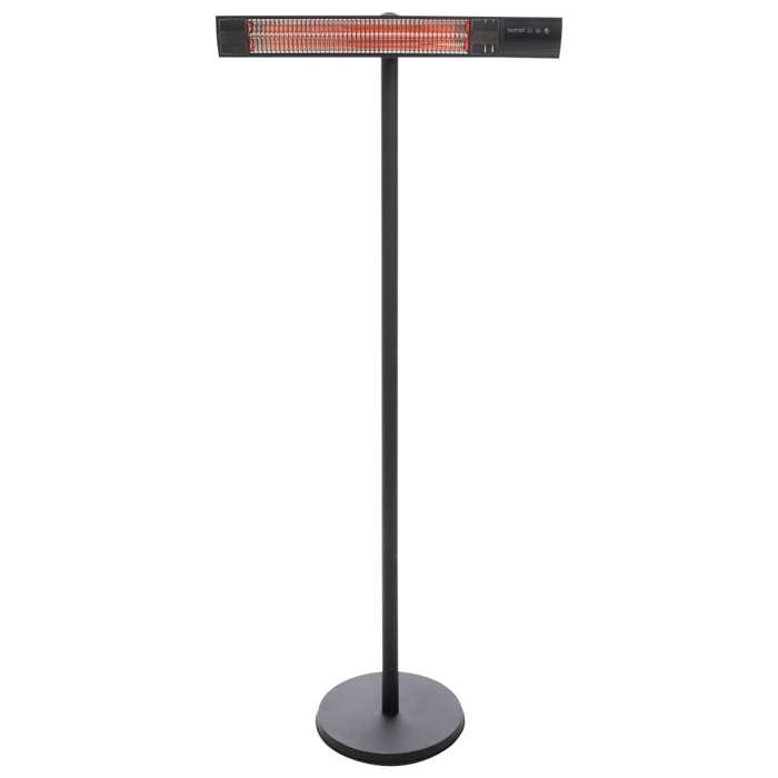 Sunred Chauffage sur Pied 2500 W Noir Patio Jardin Balcon Terrasse Extérieur 428808