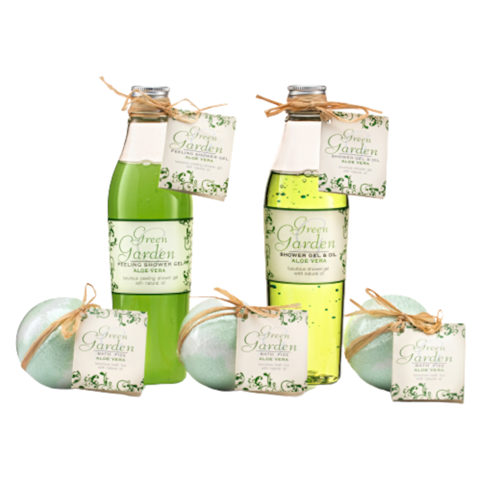 Aloe vera du jardin vert