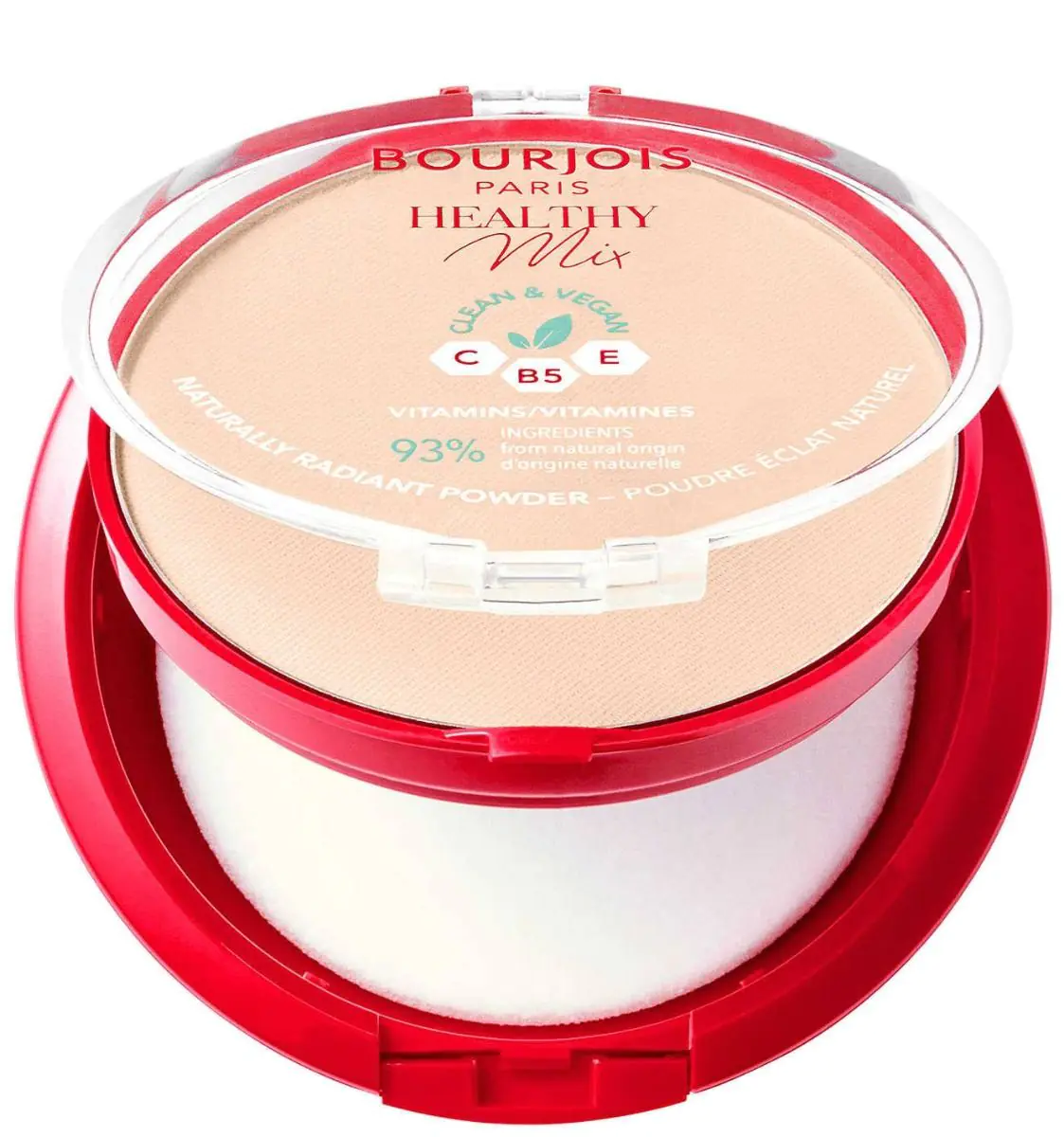 Bourjois Healthy Mix Clean & Vegan 01 Ivory Puder do twarzy