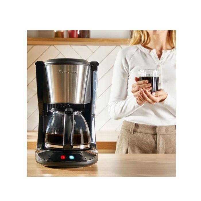Macchina per caffè filtro Moulinex 1,2 l, 15 tazze, 1000 W, nera - FG5S0DE0