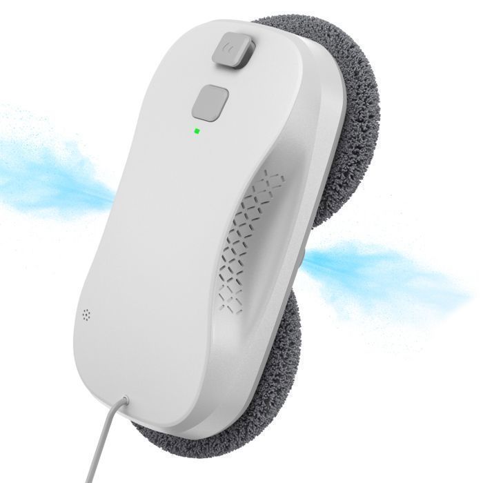 Electric Window Cleaning Robot - Dual Water Spray, 60ml Water Tank - 3 Automatic Modes, Remote Control
