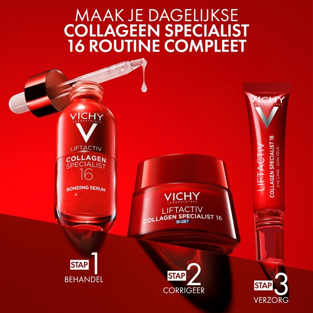 Vichy naktinis kremas „Liftactiv Collagen Specialist“ 16 naktų – 50 ml