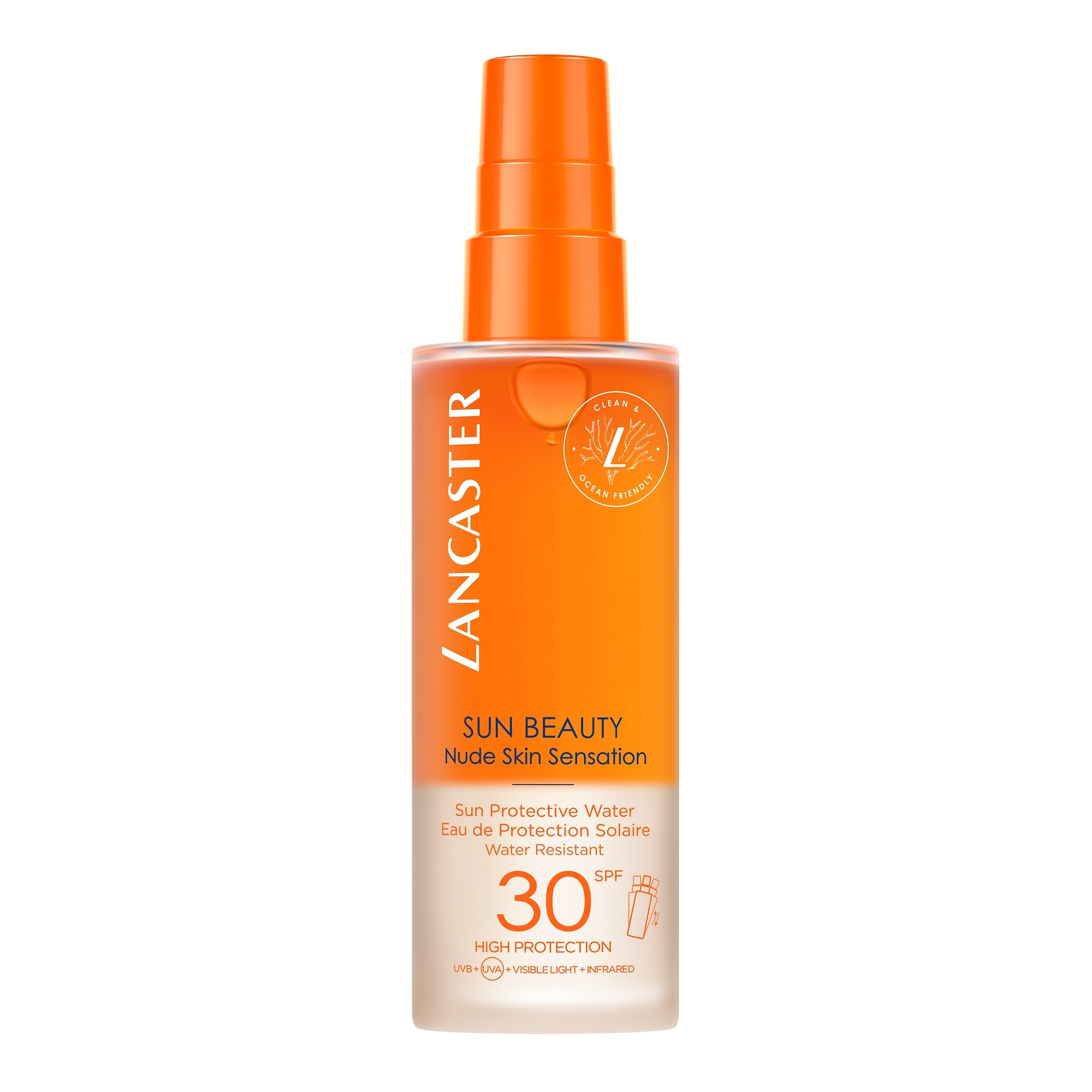 Заштитна вода за лице и тело од сунца SPF30 150 мл - Lancaster
