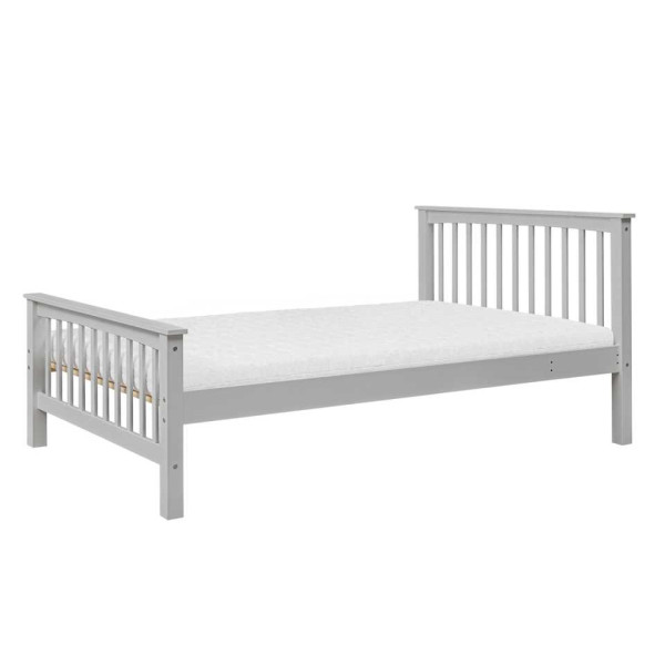 Collet - Łóżko podwójne 120 cm - Szczeblinka Jasny szary