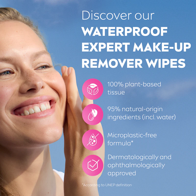 NIVEA Micellar Waterproof minerálne odličovacie obrúsky
