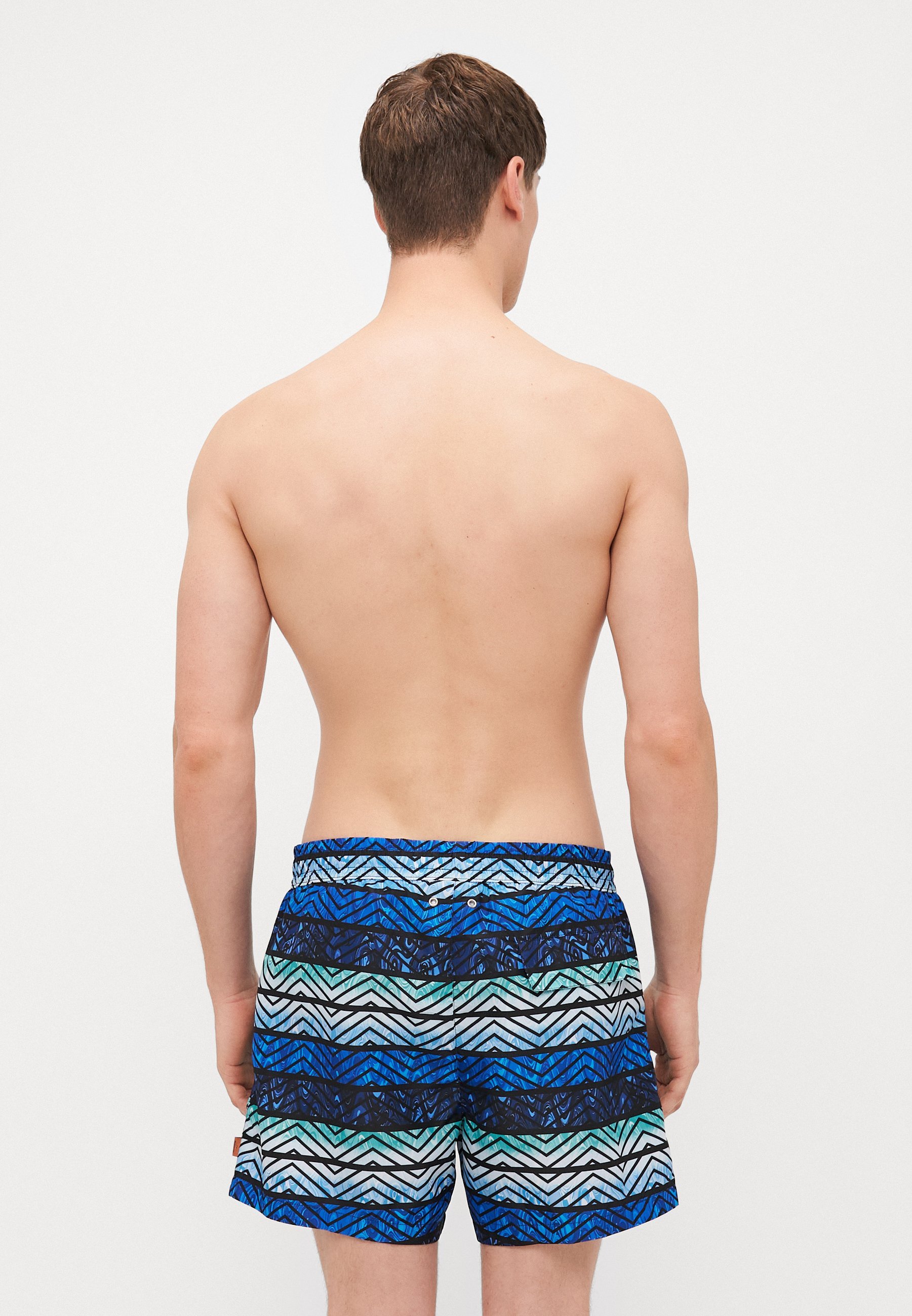 Missoni zwembroek - blauwe tinten