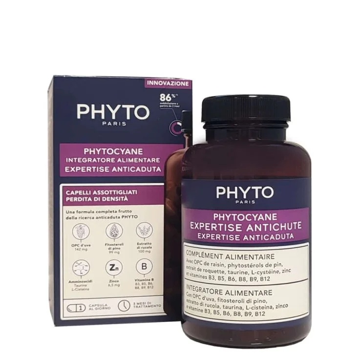 PHYTO Expertise Phytocyane Antichute 84 capsules Complément alimentaire contre la chute des cheveux