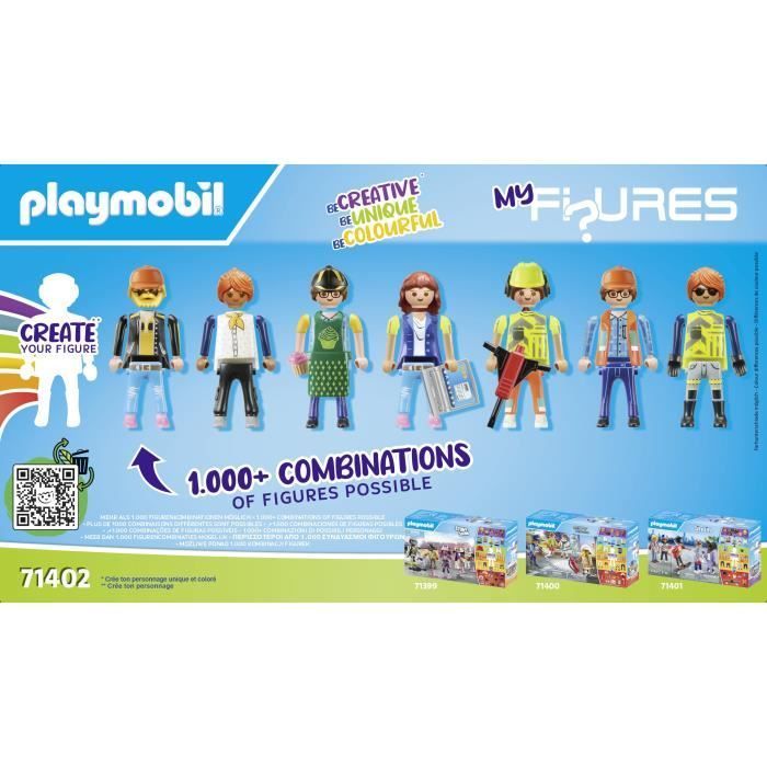 PLAYMOBIL – Meine Figuren: Berufe – Stadtleben – ab 5 Jahren – 58 Teile