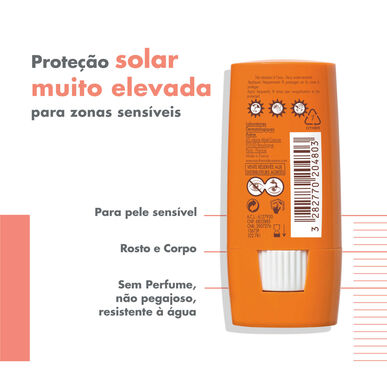 Avène Sun Care Stick herkille alueille SPF50 Aurinkosuojapuikko herkille alueille 10 g