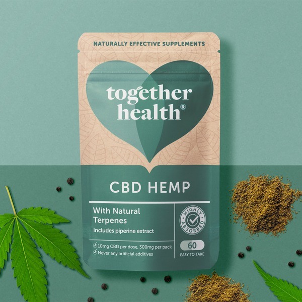Together Health CBD – Cânepă organică – 60 capsule | Sănătate | Superdrug