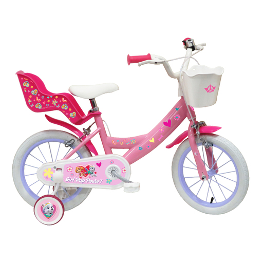 Dievčenský bicykel Paw Patrol 14-palcový, vek 4-6 rokov