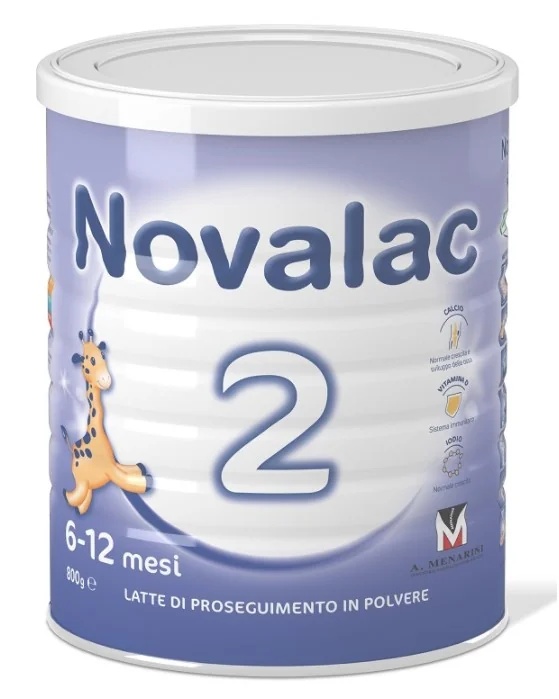 NOVALAC Novalac 2 Melkpoeder voor baby's van 6-12 maanden 800 g Melk voor baby's