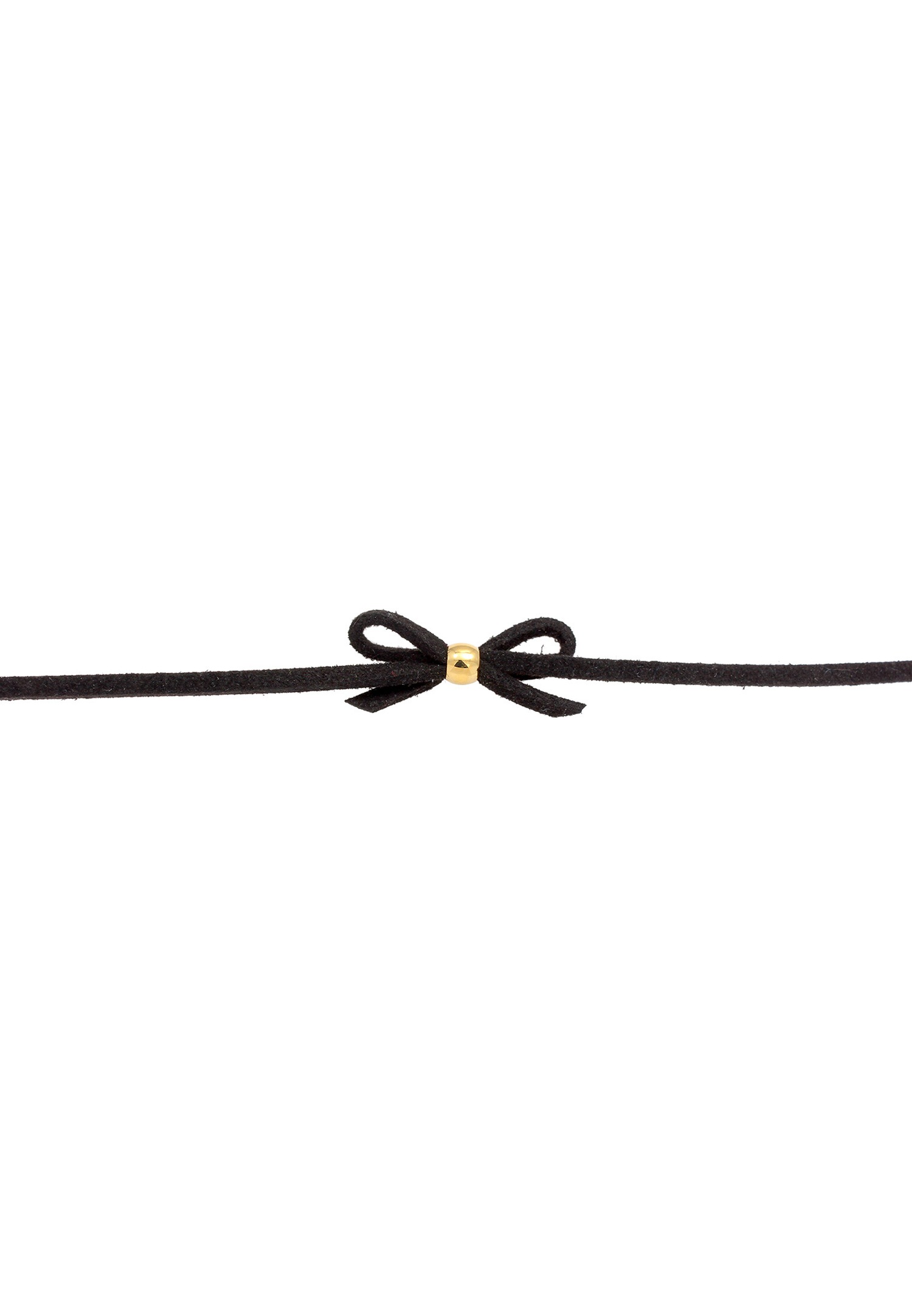 Elli Femmes choker look velours noir en argent sterling 925