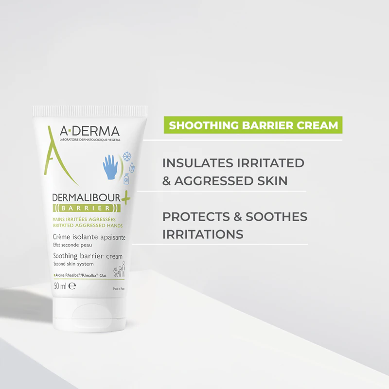 A-Derma Dermalibour+ Creme calmante de barreira para proteção da pele