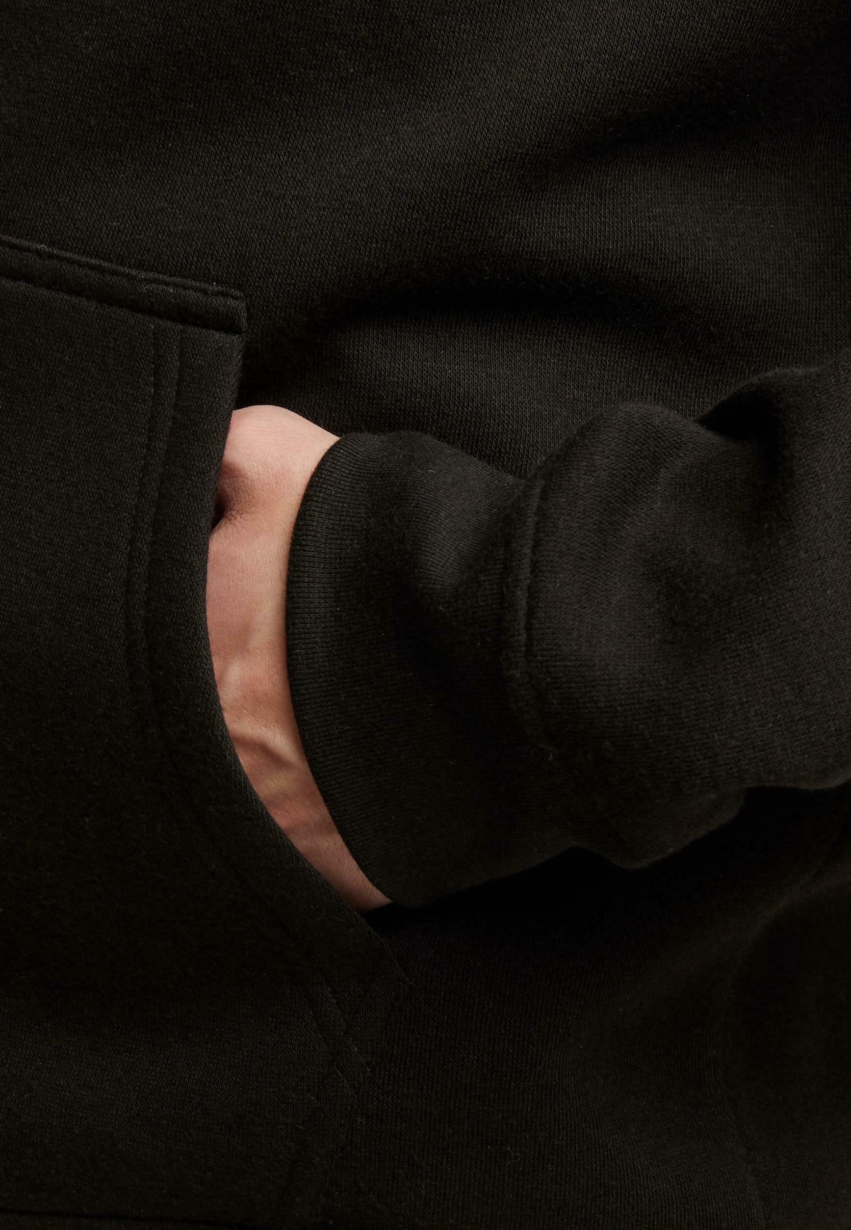 Sweat à capuche zippé Urban Classics - noir