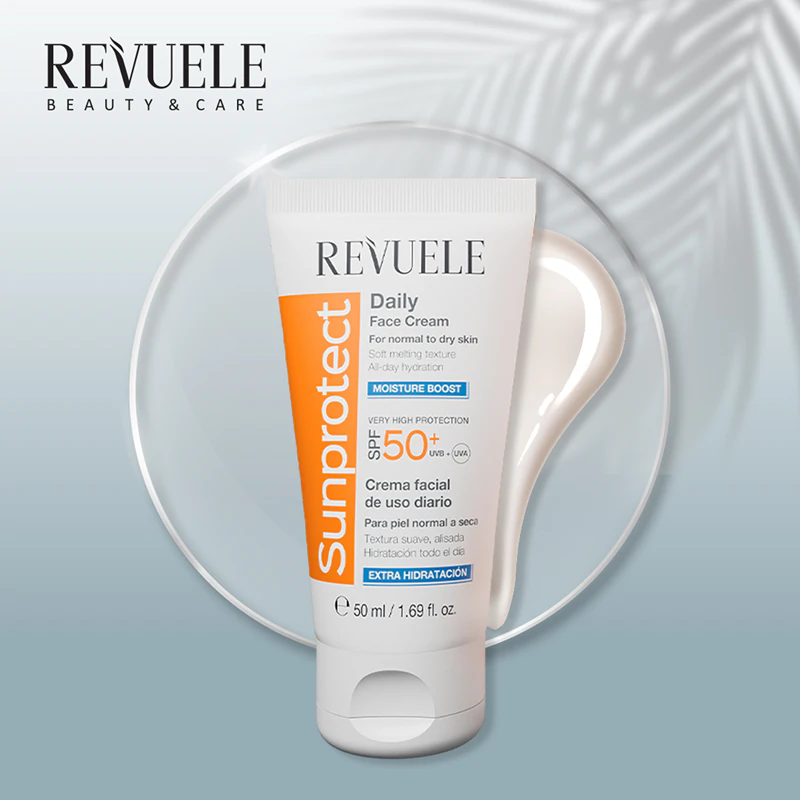 Revuele Sunprotect Creme de Dia Hidratante e Proporciona Sensação Solar FPS 50+