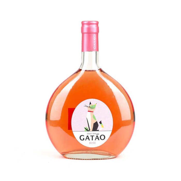 Vino rosado Gatao de Portugal - botella de 75 cl