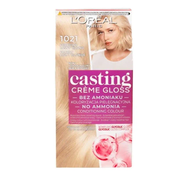 L'Oréal Paris Casting Creme Gloss farba do włosów 1021 Perłowy blond