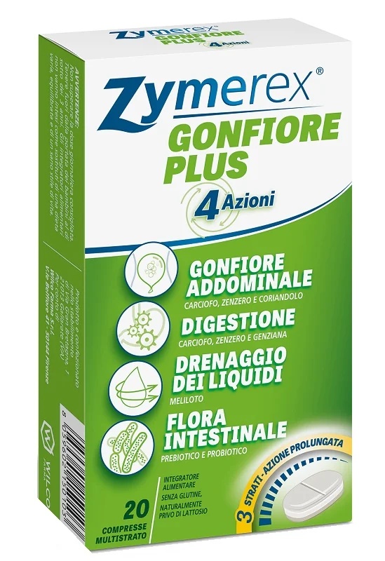 ZYMEREX Zymerex Bloating Plus 20 tabletten Darmwelzijn
