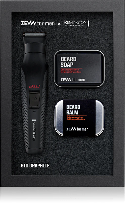 Zew For Men Remington G10 Graphite Baard- en Lichaamstrimmerset