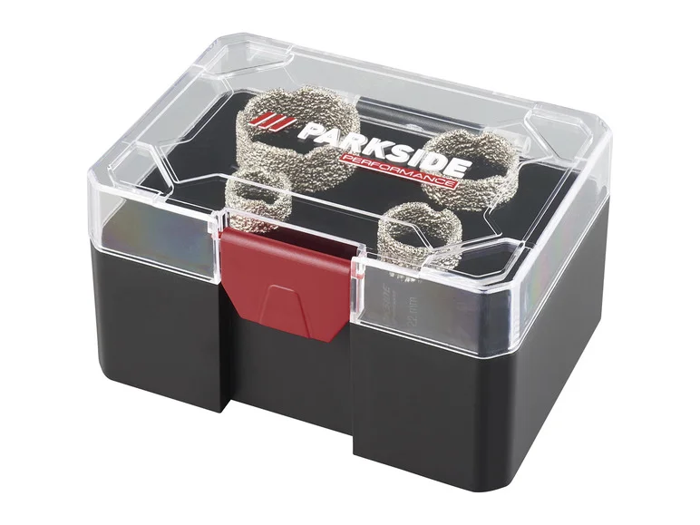 Conjunto de trepanação diamantada PARKSIDE PERFORMANCE® PDBK 3 A1